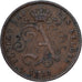 België, Albert I, 2 Centimes, 1912, Koper, ZF, KM:64