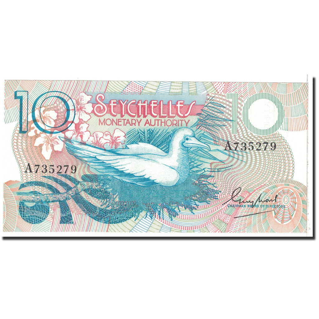 Geldschein, Seychelles, 10 Rupees, 1979, KM:23a, UNZ