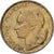Francia, 50 Francs, Guiraud, 1954, Beaumont - Le Roger, Aluminio - bronce, MBC