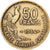 Francia, 50 Francs, Guiraud, 1954, Paris, Cleaned, Aluminio - bronce, MBC, Le