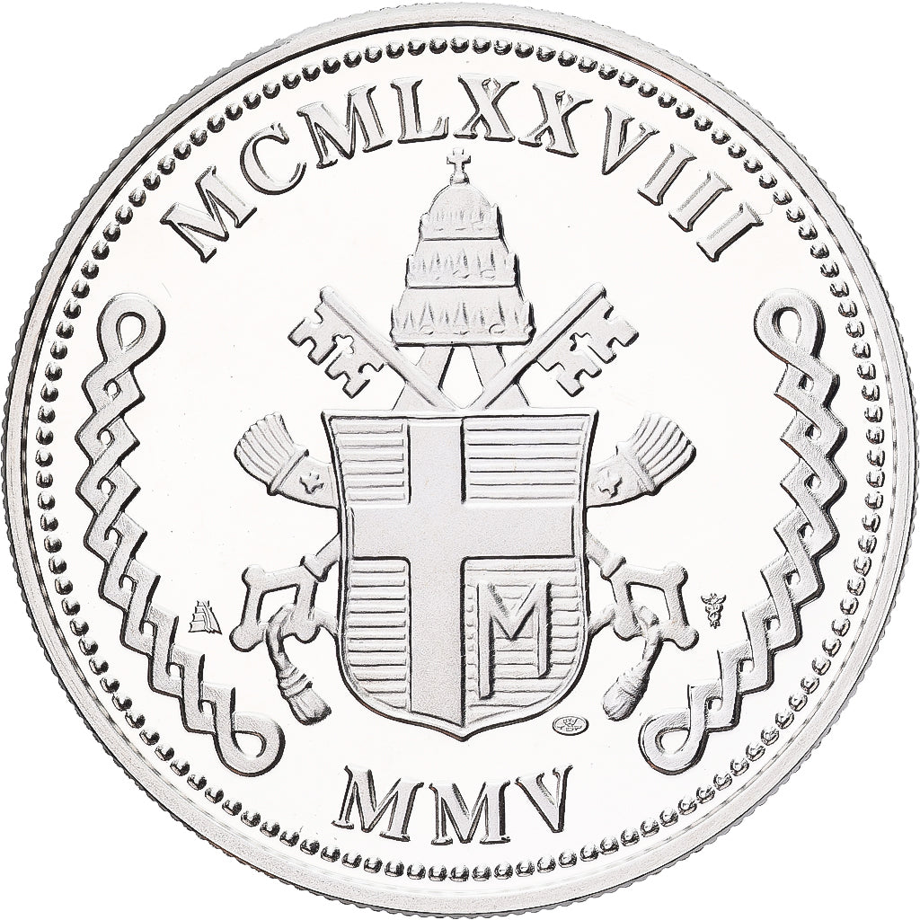 Vatican, Medal, Jean-Paul II, Le Pape Jean-Paul II, 2005, Utrecht, Silver