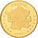France, Medal, 1995, Gold plated brass, Communauté Européene, MS(63)
