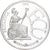 França, medalha, 1994, Prata, Isaac Newton, MS(63)