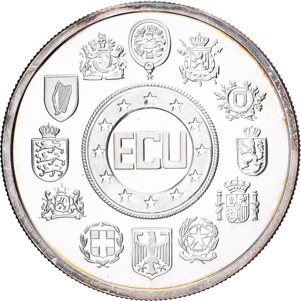 Frankrijk, Medaille, 1993, Zilver, Charles IV, Comte de Luxembourg, UNC-