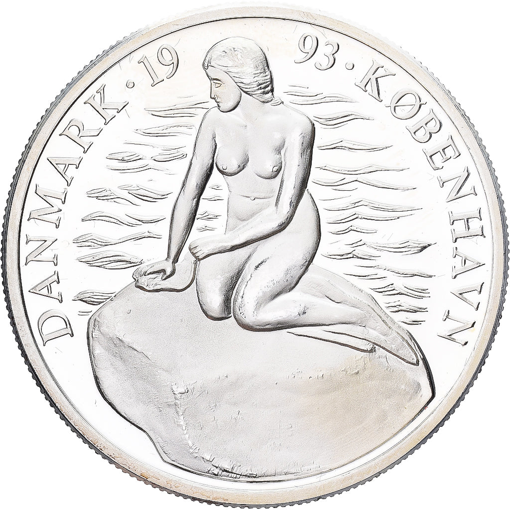 Frankrijk, Medaille, 1993, Zilver, Mermaid, UNC-