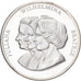 France, Medal, 1993, Silver, Juliana, Wilhelmina, Beatrix, MS(63)