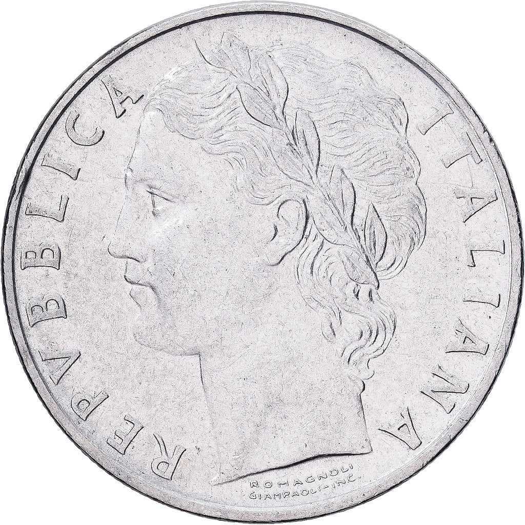 Italia, 100 Lire, 1969, Rome, Acciaio inossidabile, BB, KM:96.1