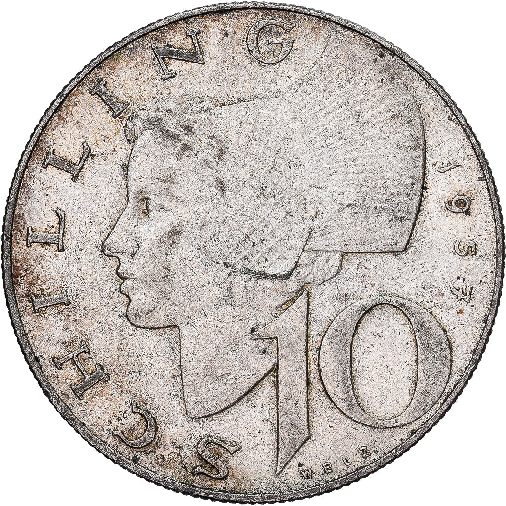 Autriche, 10 Schilling, 1957, Vienne, Argent, TTB, KM:2882