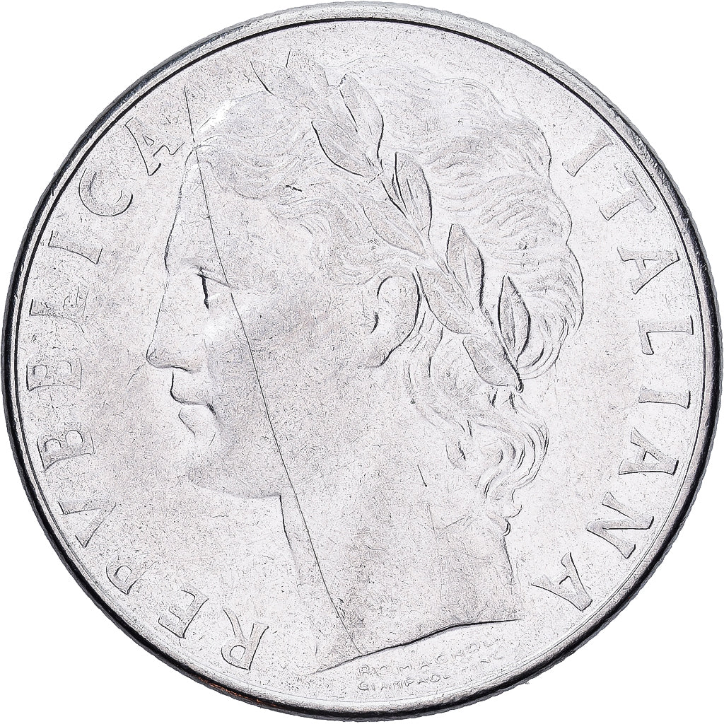 Italy, 100 Lire, 1977, Rome, Stainless Steel, EF(40-45), KM:96.1