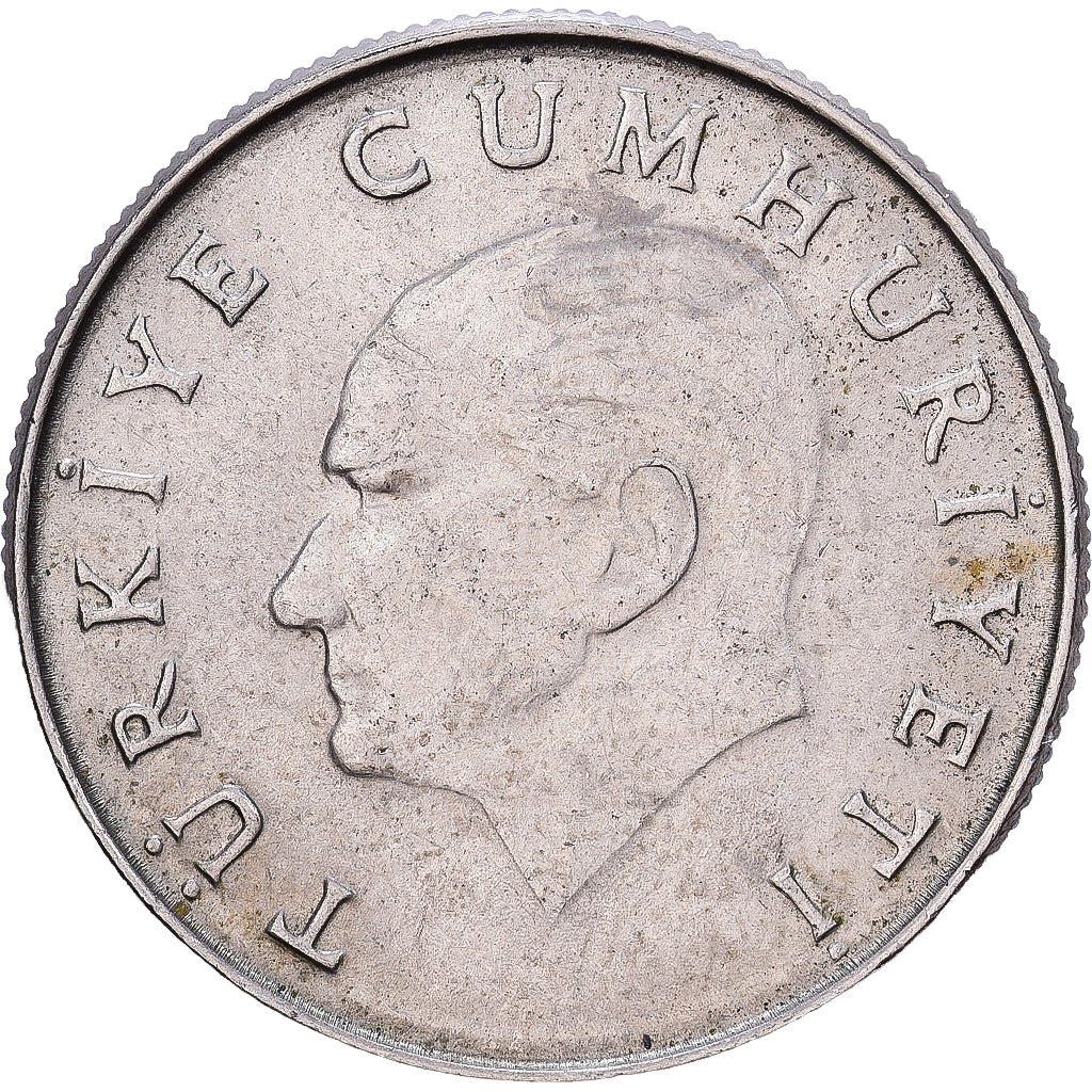 Turkey, 50 Lira, 1985, Copper-Nickel-Zinc, EF(40-45), KM:966