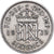 Gran Bretaña, George VI, 6 Pence, 1939, Plata, MBC+, KM:852