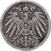 German Empire, Wilhelm II, 5 Pfennig, 1902, Berlin, Kupfer-Nickel, S+, KM:11