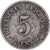 German Empire, Wilhelm II, 5 Pfennig, 1902, Berlin, Kupfer-Nickel, S+, KM:11