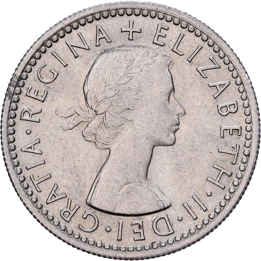 Groot Bretagne, Elizabeth II, 6 Pence, 1954, Cupro-nikkel, UNC-, KM:903