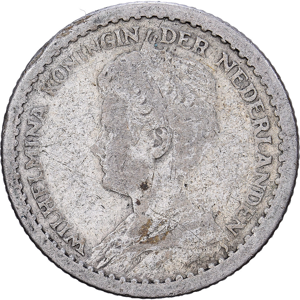 Netherlands, Wilhelmina I, 10 Cents, 1912, Utrecht, Silver, VF(20-25), KM:145