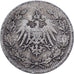 Empire allemand, 1/2 Mark, 1919, Berlin, Argent, TB+, KM:17