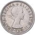 Great Britain, Elizabeth II, 6 Pence, 1954, Copper-nickel, AU(55-58), KM:903