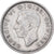 Gran Bretaña, George VI, 6 Pence, 1939, Plata, MBC, KM:852