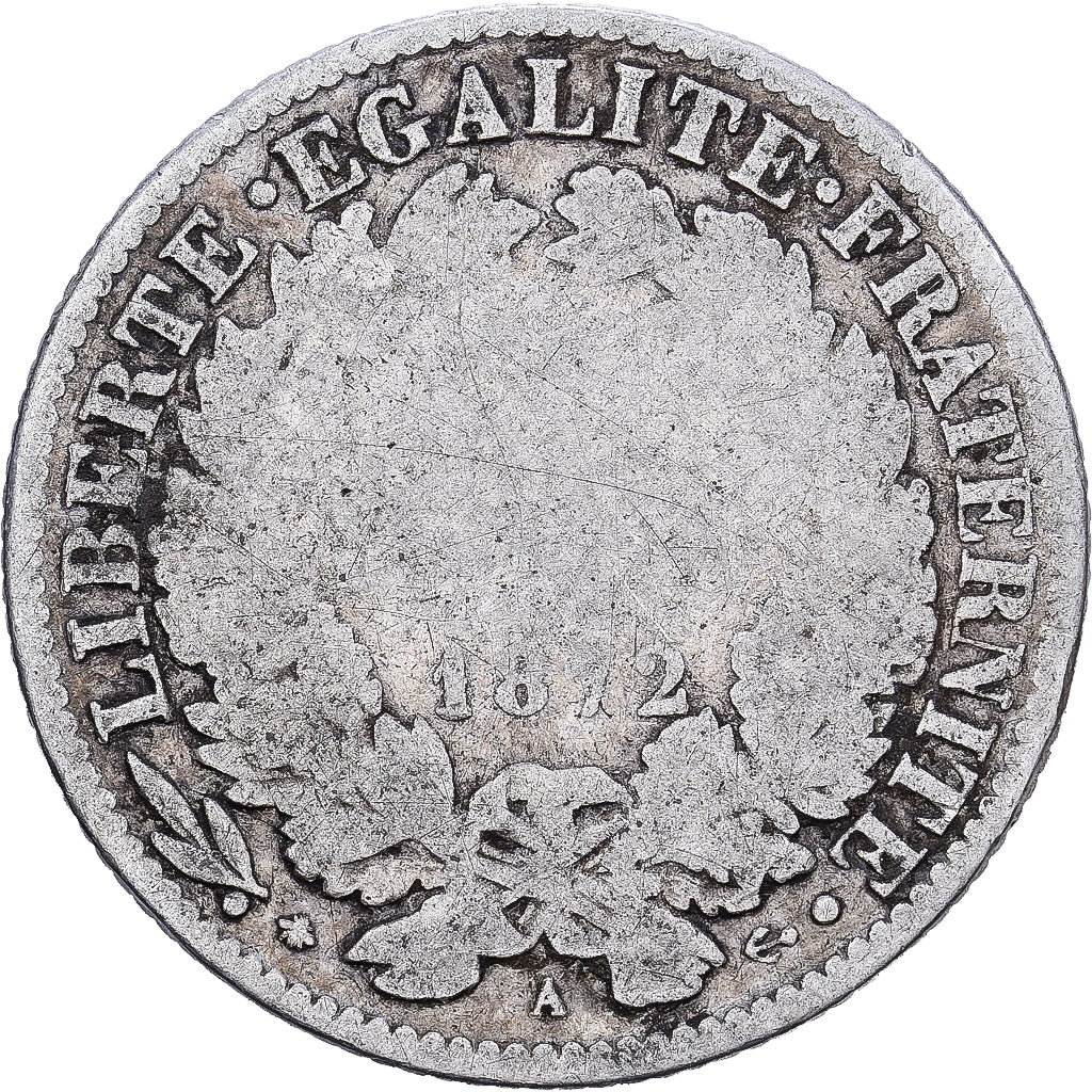 France, Franc, Cérès, 1872, Paris, Argent, B+, Gadoury:465a
