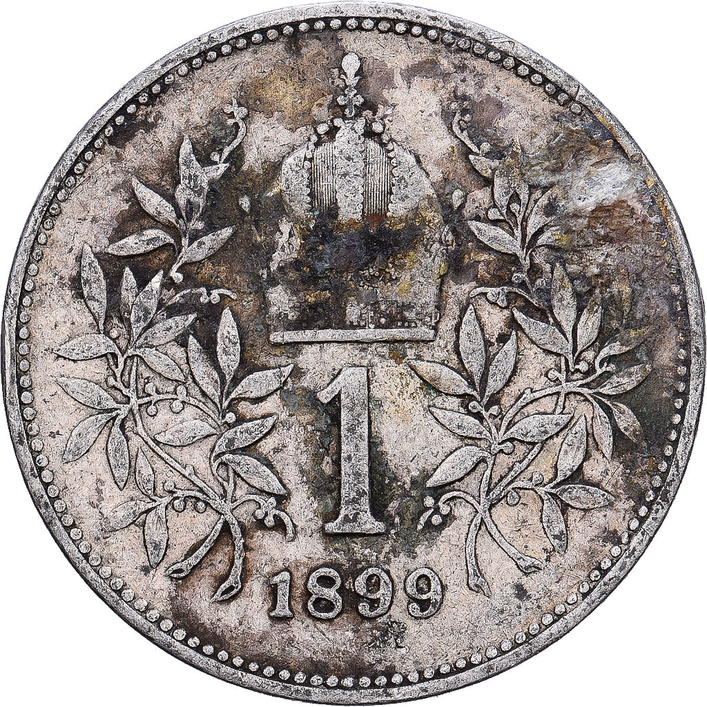 Austria, Franz Joseph I, Corona, 1899, Vienna, Silver, VF(30-35), KM:2804