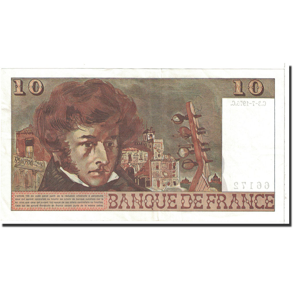 France, 10 Francs, 1975, 1975-07-03, AU(55-58), Fayette:63.11, KM:150c
