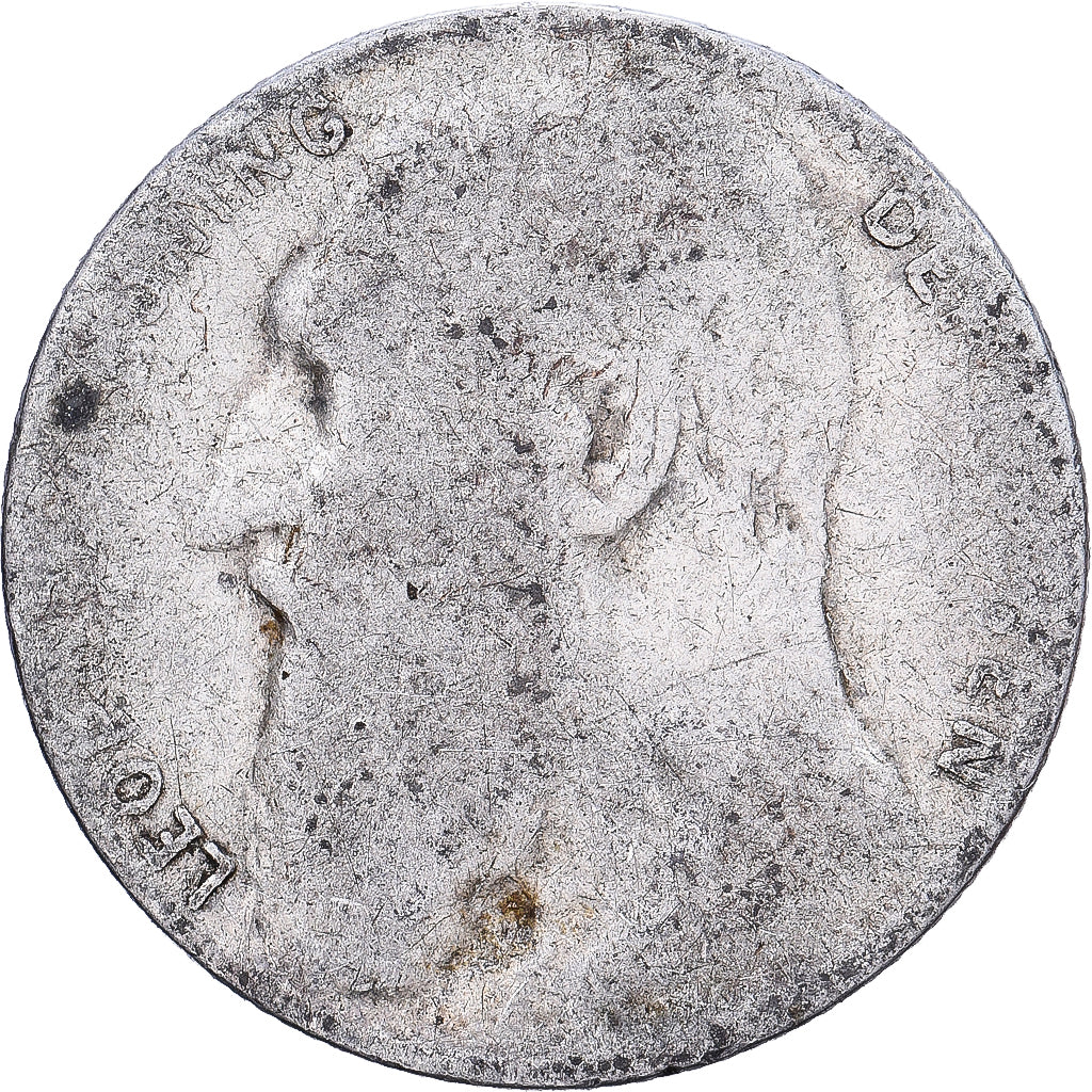 Belgien, 50 Centimes, Leopold II, Silber, SGE+
