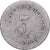 German Empire, 5 Pfennig, 1876, Silver, F(12-15)