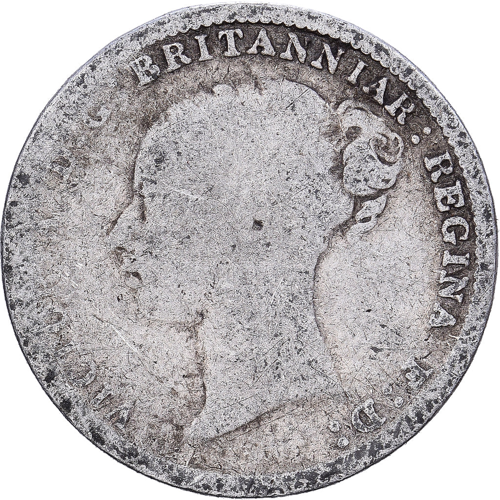 Great Britain, Victoria, 3 Pence, 1885, Silver, F(12-15), KM:730