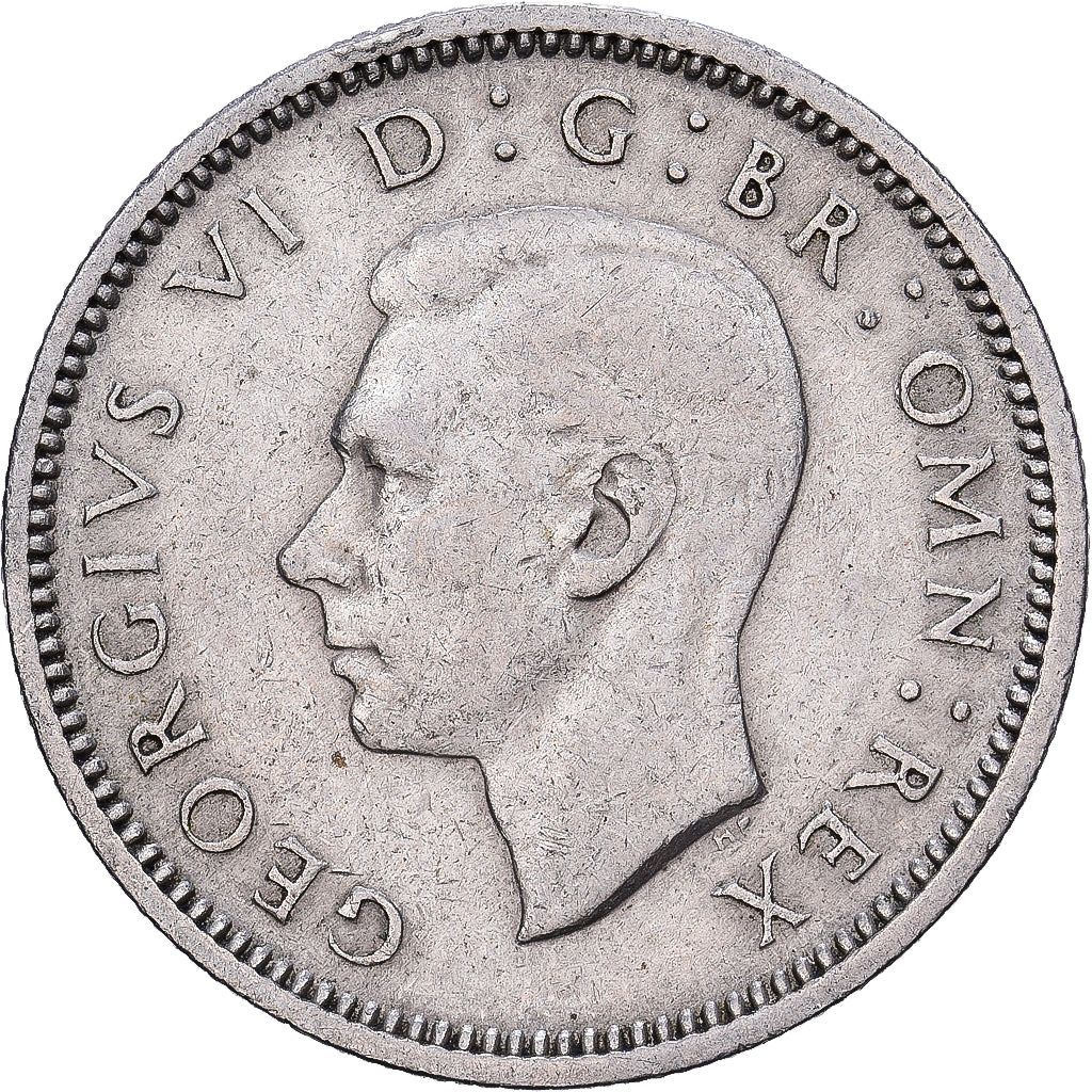 Großbritannien, George VI, 6 Pence, 1947, Kupfer-Nickel, SS, KM:862