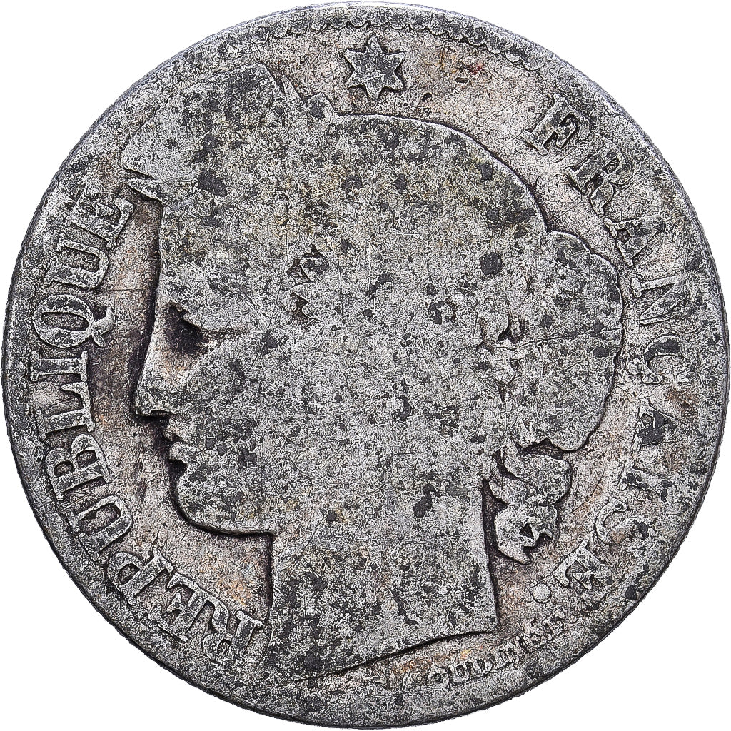 Frankreich, 50 Centimes, Paris, Cérès, Silber, SGE