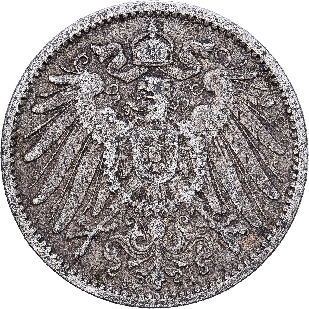 GERMANIA - IMPERO, Wilhelm II, Mark, 1902, Berlin, Argento, BB, KM:14