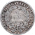 França, Franc, Cérès, 1872, Paris, Prata, VF(20-25), Gadoury:465a, KM:822.1