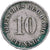 ALEMANHA - IMPÉRIO, Wilhelm II, 10 Pfennig, 1910, Munich, Cobre-níquel