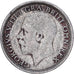 Grã-Bretanha, George V, Shilling, 1927, Prata, VF(30-35), KM:833