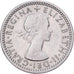 Great Britain, Elizabeth II, 6 Pence, 1954, Copper-nickel, AU(50-53), KM:903
