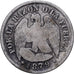 Chile, 1 Décimo, 1879, Santiago, Silver, VF(20-25), KM:136.2