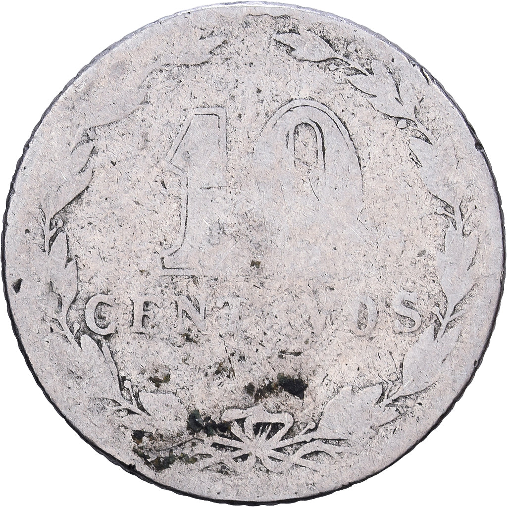 Argentine, 10 Centavos, 1908, Cupro-nickel, B+, KM:35