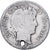 États-Unis, Dime, Barber, 1892, San Francisco, Argent, B+, KM:113