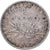 França, Franc, Semeuse, 1917, Paris, Prata, EF(40-45), Gadoury:467, KM:844.1