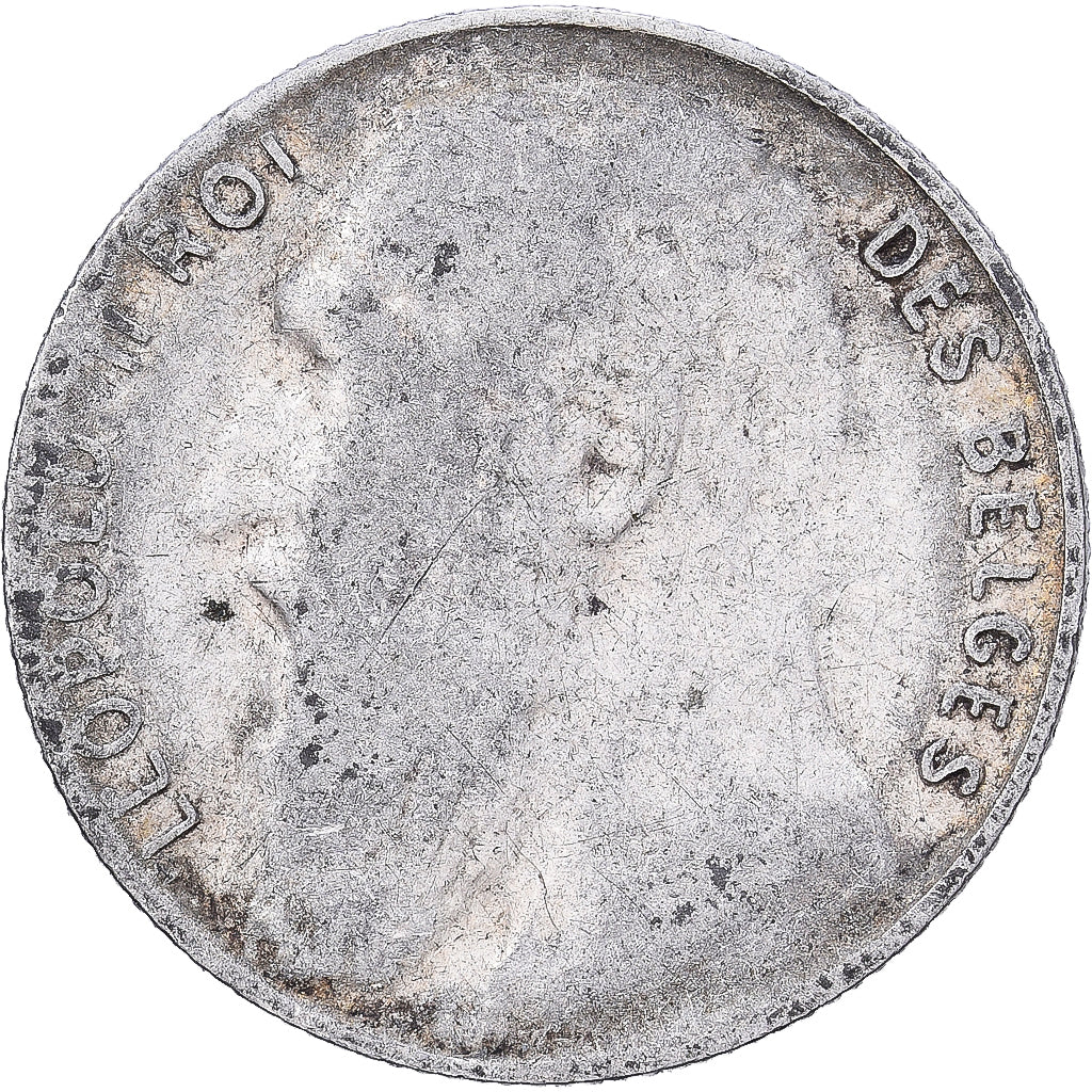Belgique, 50 Centimes, 1901, Argent, B+, KM:51