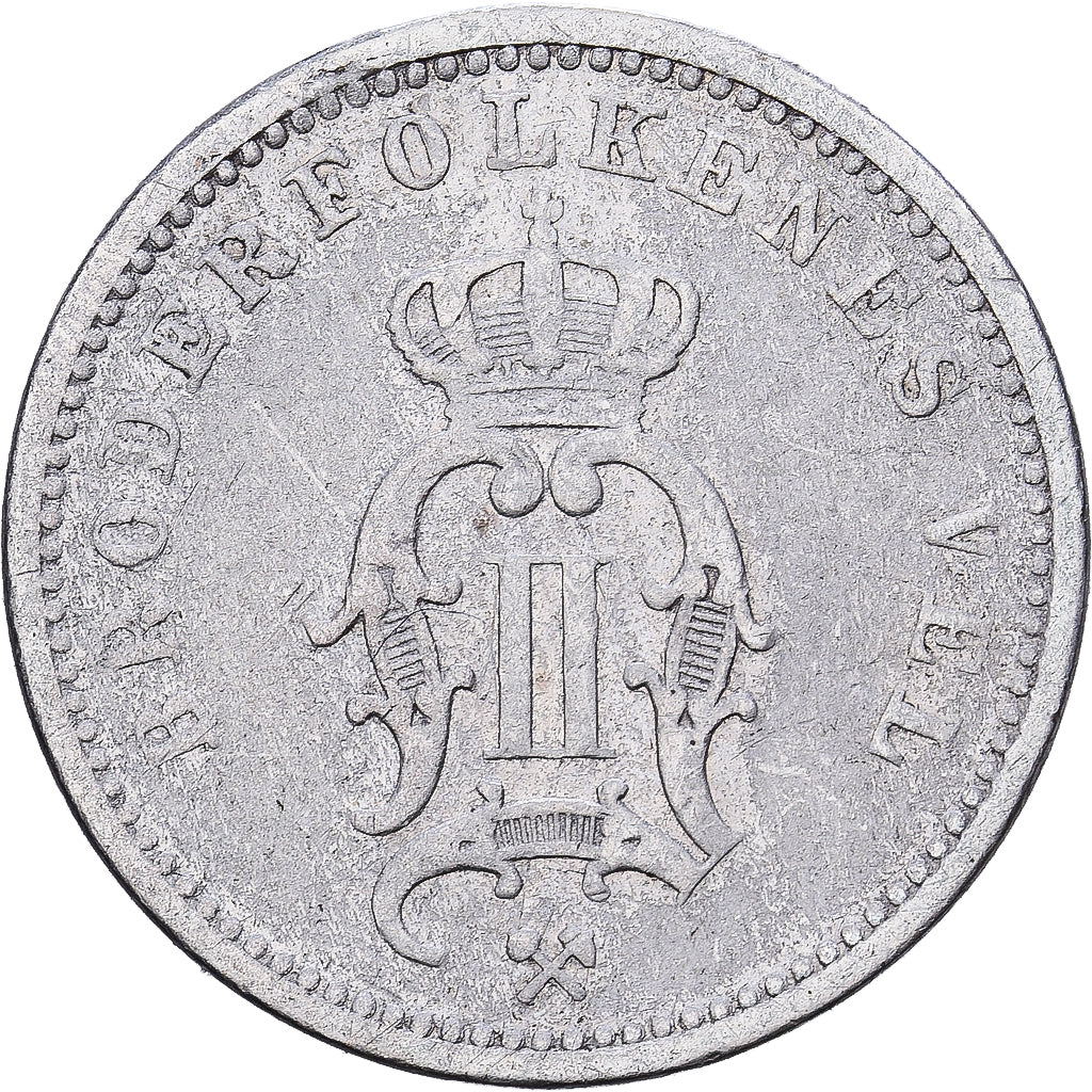 Noorwegen, 10 Öre, 1903, Zilver, FR+, KM:350