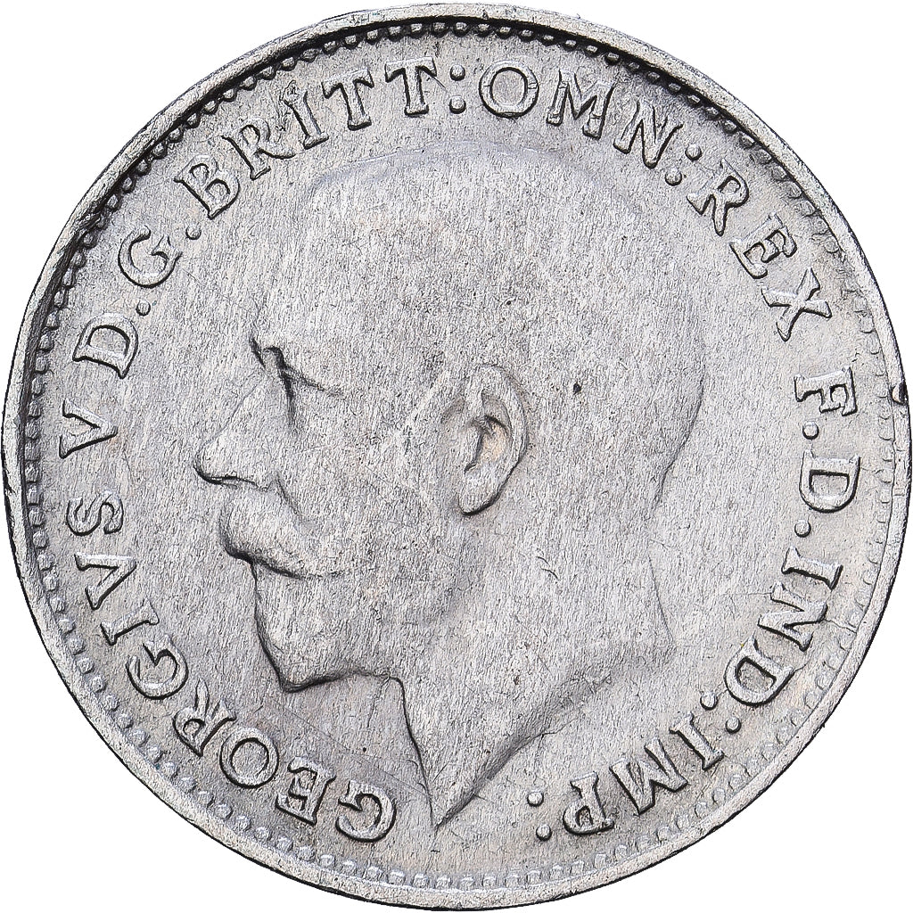 Grande-Bretagne, George V, 3 Pence, 1921, Argent, TTB, KM:813a