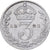 Großbritannien, George V, 3 Pence, 1921, Silber, SS, KM:813a