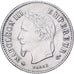 Francia, Napoleon III, 20 Centimes, Napoléon III, 1867, Paris, Argento, BB+
