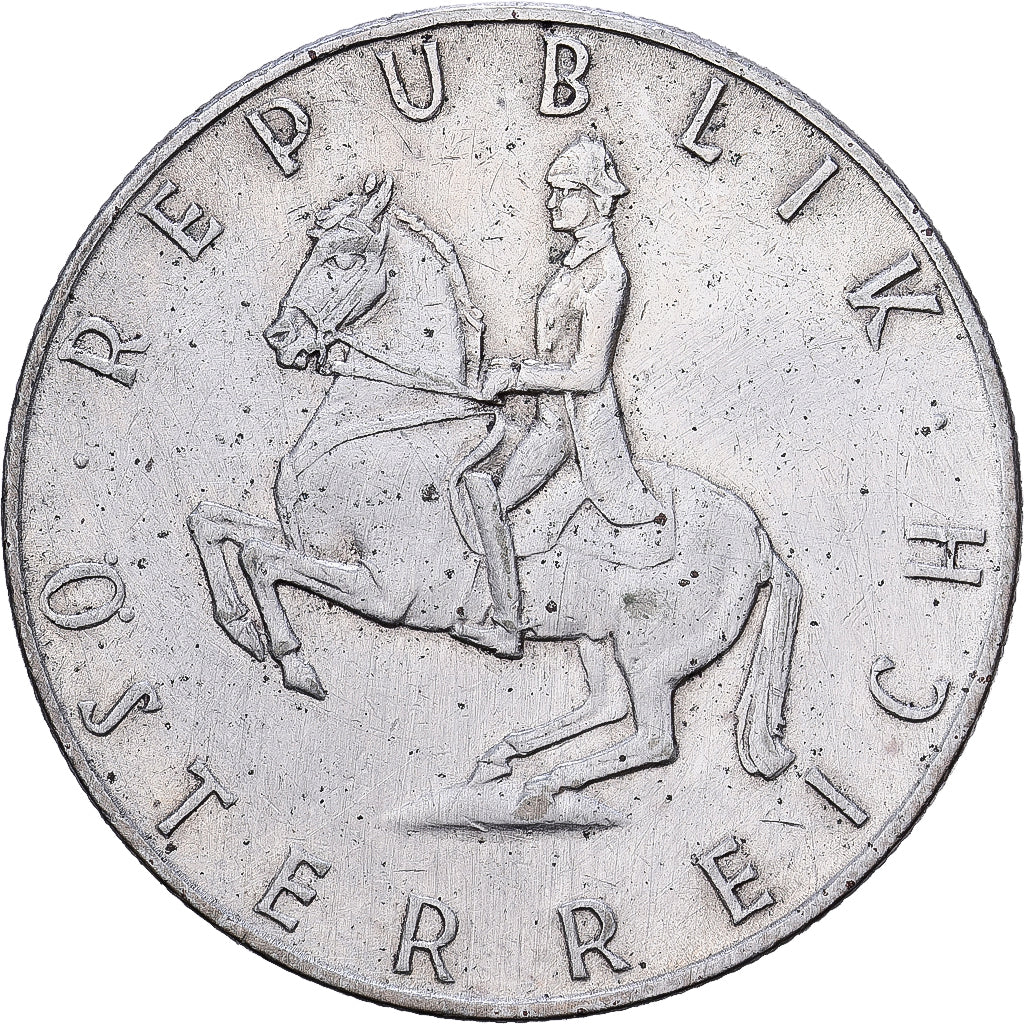 Autriche, 5 Schilling, 1960, Vienne, Argent, TTB