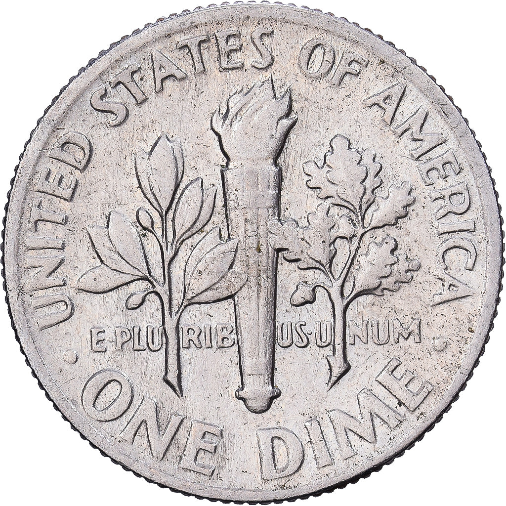 United States, Dime, Roosevelt Dime, 1973, Philadelphia, Copper-Nickel Clad