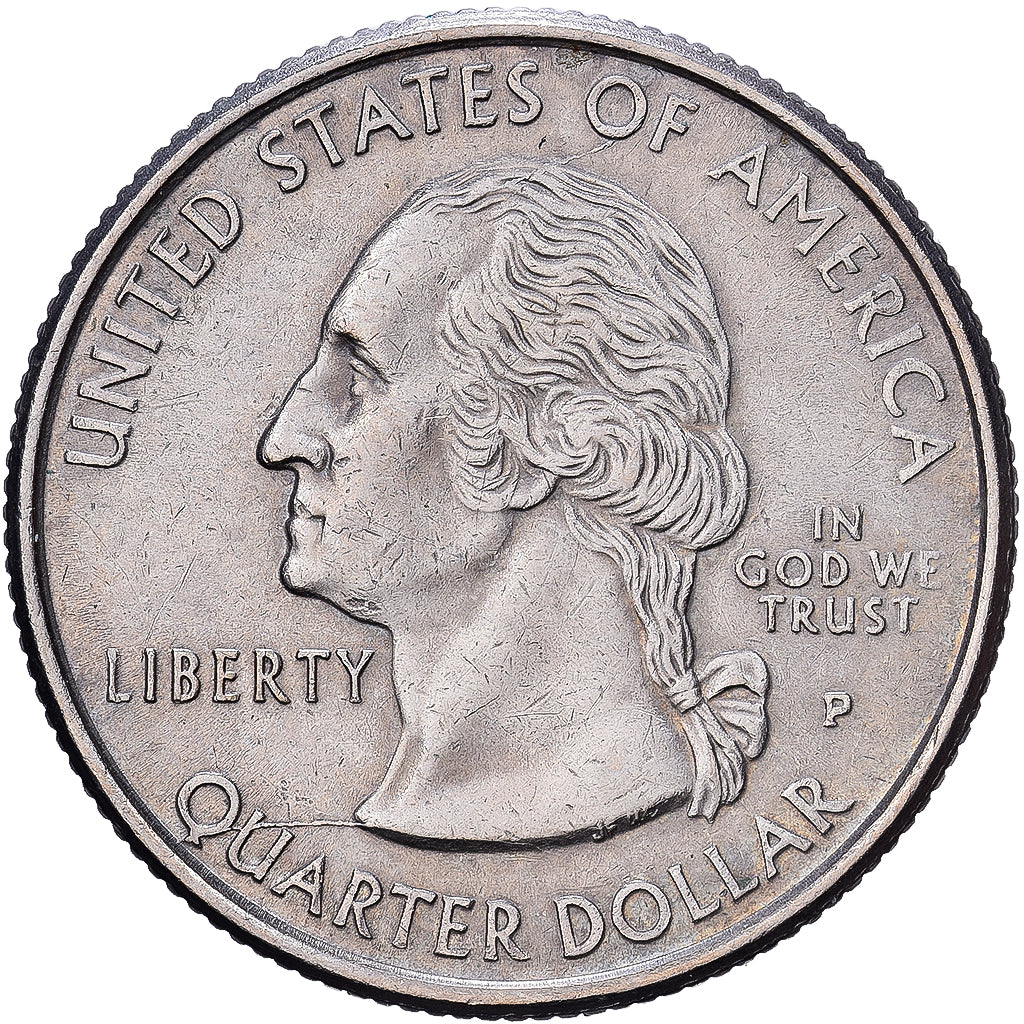 United States, Quarter, Georgia, 1999, Philadelphia, Copper-Nickel Clad Copper
