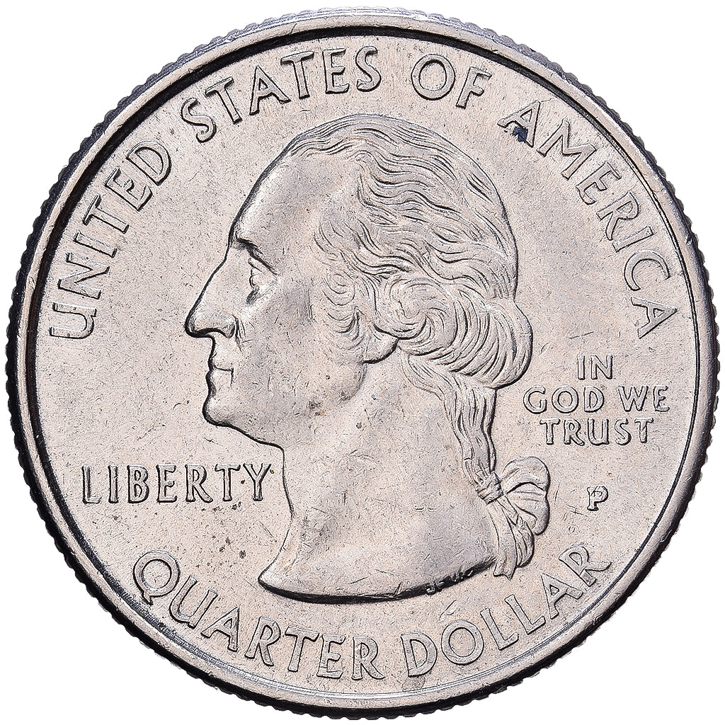 United States, Quarter, Delaware, 1999, Philadelphia, Copper-Nickel Clad Copper