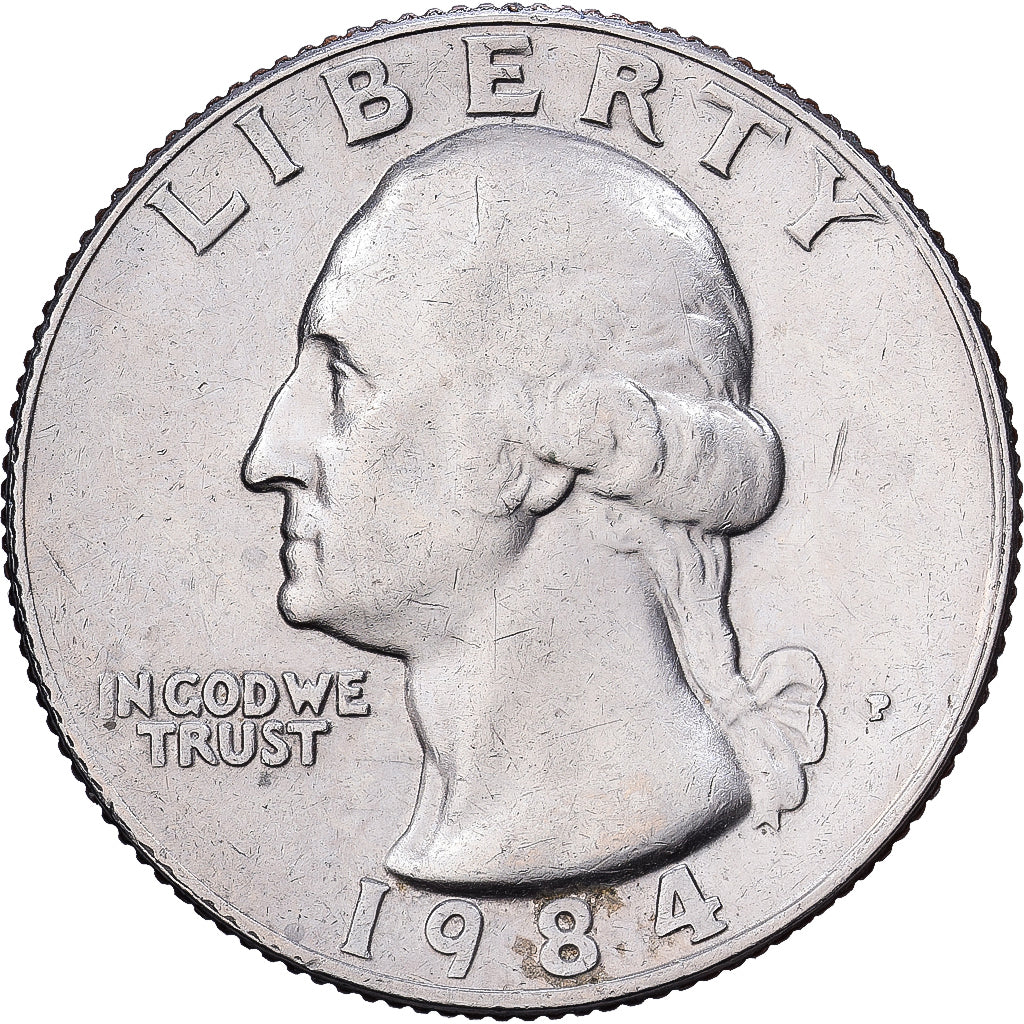 Vereinigte Staaten, quarter dollar, 1984, Philadelphia, George Washington
