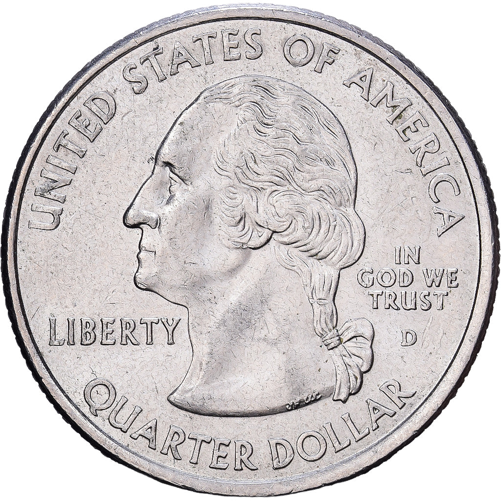 Verenigde Staten, Quarter, Rhode Island, 2001, Denver, Copper-Nickel Clad